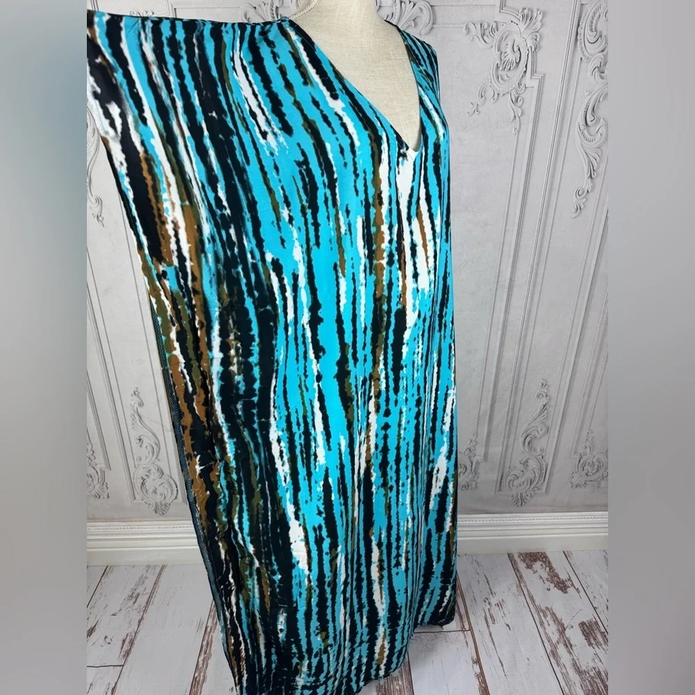 Jenny Elegant Bohemian Kaftan Maxi Dress Swimsuit Coverup - Picture 12 of 13